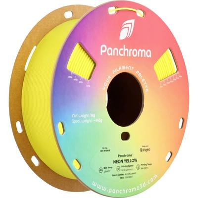 Polymaker CA02007 Panchroma™ Neon Filament PLA kunststof Fluorescerend, Kleurverandering 1.75 mm 1000 g Neon-geel (fluorescerend) 1 stuk(s)