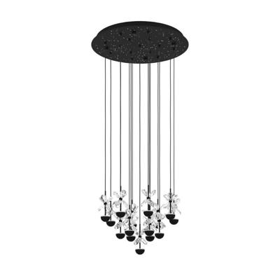 Stars of Light Black hanging lampPianopoli 2 Ø 50cm - 390277