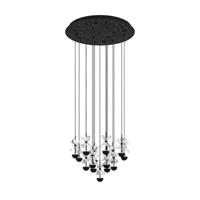 Stars of Light Black hanging lampPianopoli 2 Ø 50cm - 390277 - thumbnail