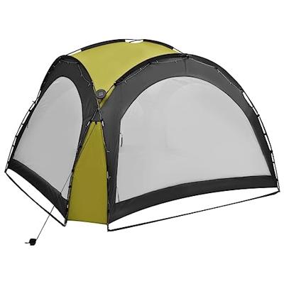 Partytent met LED en 4 zijwanden 3,6x3,6x2,3 m groen - thumbnail