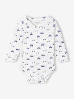 Set van 5 body's met opening voor pasgeborenen blauw - thumbnail