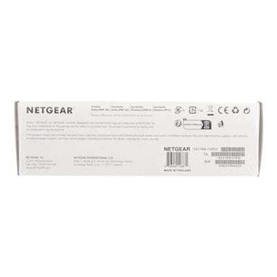 NETGEAR GS110MX 10-poorts Gigabit/10G Ethernet LAN unmanaged switch (met 2x 10G/multi-gig, desktop- of rekmontage met ProSAFE levenslange garantie) zwart, grijs