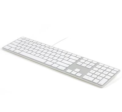 Matias FK318S-EN Wired Aluminium Keyboard for Mac Toetsenbord USB QWERTY, US-Engels, Mac Zilver