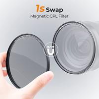 K&F Concept magnetische CPL filter Nano X 82mm - hoogwaardige polarisatiefilter met waterdichte coating - thumbnail