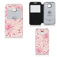 Samsung Galaxy Core Prime Hoesje Pink Flowers - thumbnail