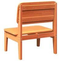 Tuinstoelen 2 st 60x52,5x72 cm massief grenenhout wasbruin - thumbnail