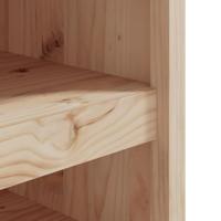 Keukenkast voor buiten 106x55x64 cm massief grenenhout - thumbnail