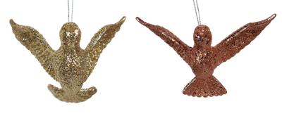 Ornament plastic roze goud vogel l16cm Kurt S. Adler - Kurt s adler Ornament plastic roze goud vogel l16cm Kurt S. Adler - Kurt s adler