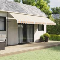 VidaXL Vervangingsdoek voor luifel gestreept 5x3 m meerkleurig - thumbnail