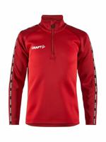 Craft 1912733 Squad 2.0 Half Zip Jr - Bright Red/Express - 146/152 - thumbnail