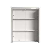 AMANDA hoge badkamerkast - 2 deuren - L73 x D23 x H77 cm - Wit - TRENDTEAM - thumbnail