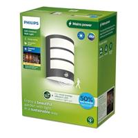 Philips Lighting Python 8720169269194 LED-buitenlamp met bewegingsmelder (wand) LED 3.8 W Antraciet - thumbnail