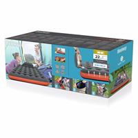 Bestway Dubbel Matras Roll & Relax 203x183x22 cm Opblaasbaar en Camping 67703 - thumbnail