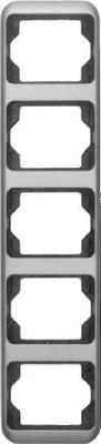 Busch-Jaeger 2CKA001754A1694 Frame Frame 5-voudig Platina 1 stuk(s)