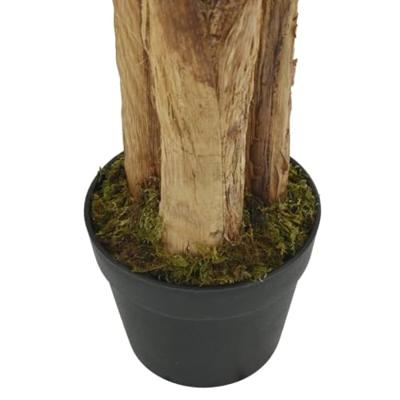 Kunstplant bananenboom 9 bladeren 120 cm groen