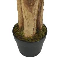 Kunstplant bananenboom 9 bladeren 120 cm groen - thumbnail