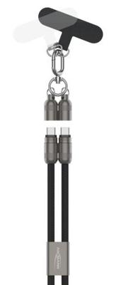 Ansmann USB-C-kabel USB-C stekker 1.2 m Zwart 1700-0190 Ansmann USB-C-kabel USB-C stekker 1.2 m Zwart 1700-0190