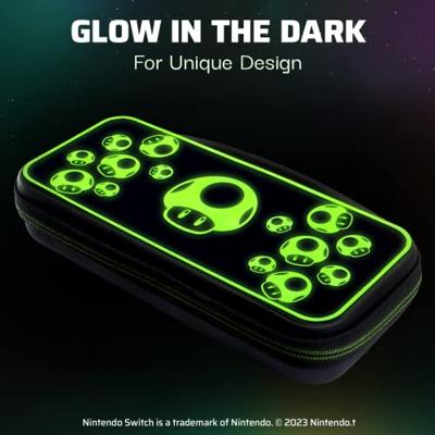 Draagtas - PDP - 1 UP Glow In The Dark - Nintendo Switch - Zwart
