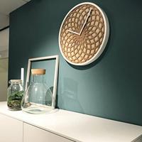 NeXtime klok 3149be sun large, ø50 cm, wall, beige - thumbnail