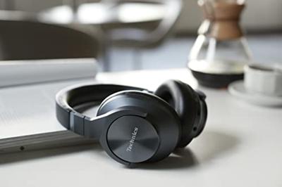 Technics EAH-A800E-K Premium Class Noise Cancelling hoofdtelefoon (Bluetooth, ruisonderdrukking, over-ear, 50 uur batterijduur) zwart