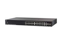 Cisco SG550X-24P 24-poort Gigabit PoE Stackable Switch - thumbnail