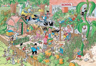 De Schooltuin - Jan van Haasteren Junior Puzzel 360 Stukjes - thumbnail
