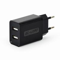 Universele USB-lader met 2 poorten, 2,1 A - thumbnail