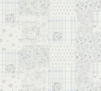 AS Creation Maison Charme - Licht Blauw - Patchwork - 390664 - thumbnail