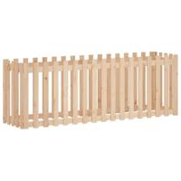 Plantenbak verhoogd met hekontwerp 200x50x70 cm grenenhout - thumbnail