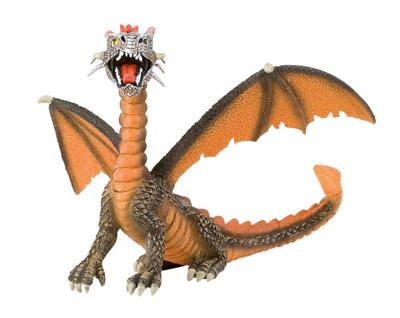Bullyland Draak zittend oranje (75595)