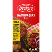 Beckers Hamburgers 4 Stuks bij Jumbo - thumbnail