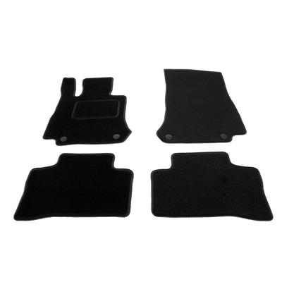 Automatten op maat - zwart stof - Mercedes GLC X253 vanaf 2015-