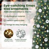 VidaXL Kunstkerstboom groen 240 cm pvc en staal en kunststof - thumbnail