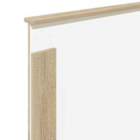 Bedframe met hoofdeinde Sonoma Eiken 100 x 200 cm Bewerkt hout - thumbnail