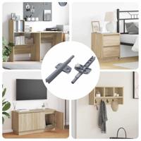 Zachte Sluitdempers 2 pcs Grijs 125 x 47 x 15 mm PP - thumbnail