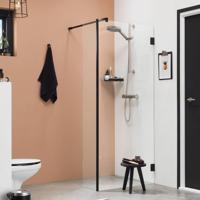 Sealskin Inloopdouche &apos;I Am&apos; Type A1 90X200 cm Zwart Helder Antikalk + Zijdeel 30X200 cm - thumbnail