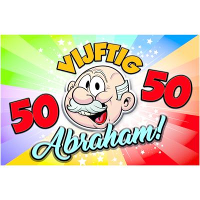 Regenboog Deurbord Abraham