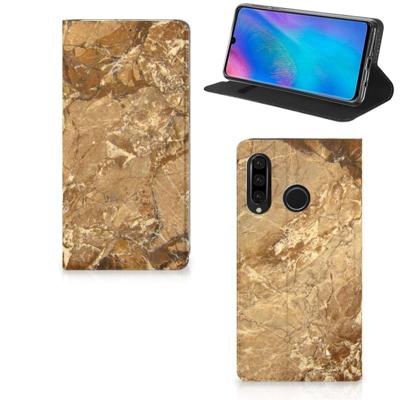 Huawei P30 Lite New Edition | Standcase | Marmer Creme