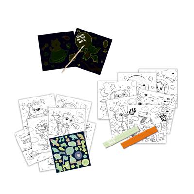 SES doe kleurboek glow in the dark 3in1