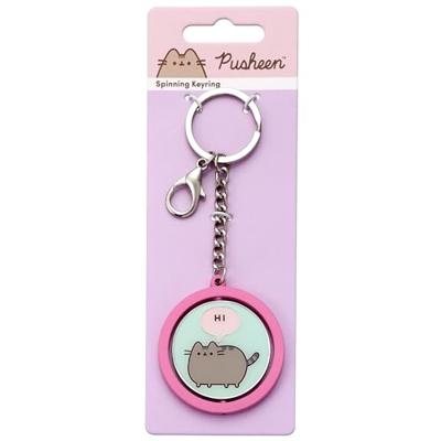 Pusheen Keychain Hi , Bye Spinning