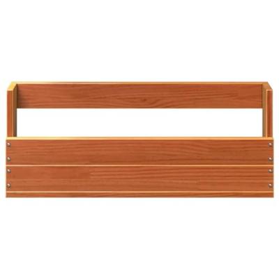 VidaXL Schoenenrekken 2 st 59x8,5x23,5 cm massief grenenhout wasbruin VidaXL Schoenenrekken 2 st 59x8,5x23,5 cm massief grenenhout wasbruin