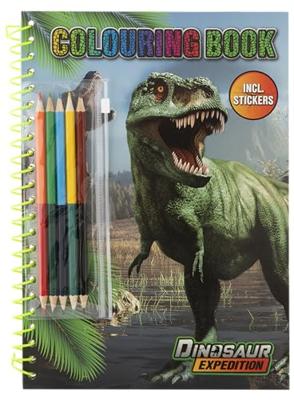 Creative Craft Group Dino kleurboek met potloden