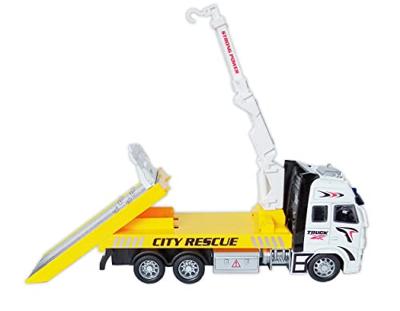 Toi-Toys sleepwagen metal junior 25 x 12 cm geel/wit/zwart