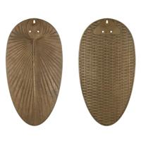 CasaFan CLASSIC OUTDOOR 132 WE-PR Flügel Kunststoff Palme/Rattan braun Plafondventilator 61 W (Ø x h) 132 cm x 375 mm Wit Met wintermodus - thumbnail