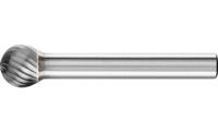 PFERD TOOLS 21112706 Freesstift Bol Lengte 49 mm Afmeting, Ø 10 mm Werklengte 9 mm Schachtdiameter 6 mm - thumbnail