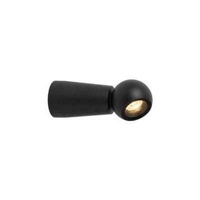 Lucide IPSOS - Wandlamp Badkamer - LED - 1x6W 2700K - IP54 - Zwart