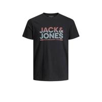 JACK & JONES CORE T-shirt Nolan met logo zwart - thumbnail