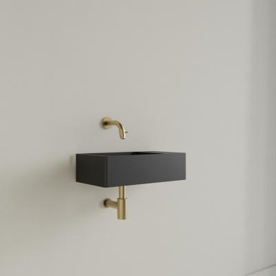 Fontein Gliss Design Freya Solid Marble 40x22x10 cm Zonder Kraangat Rechts Mat Zwart Gliss Design Fontein Gliss Design Freya Solid Marble 40x22x10 cm Zonder Kraangat Rechts Mat Zwart Gliss Design