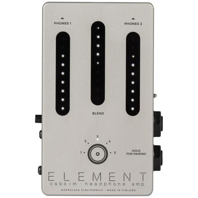 Darkglass Element cabinet simulator en hoofdtelefoon versterker