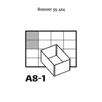 raaco A 8-1 Assortimentskoffer-inzet (l x b x h) 220 x 160 x 47 mm Aantal vakken: 8 Inhoud 1 stuk(s) - thumbnail